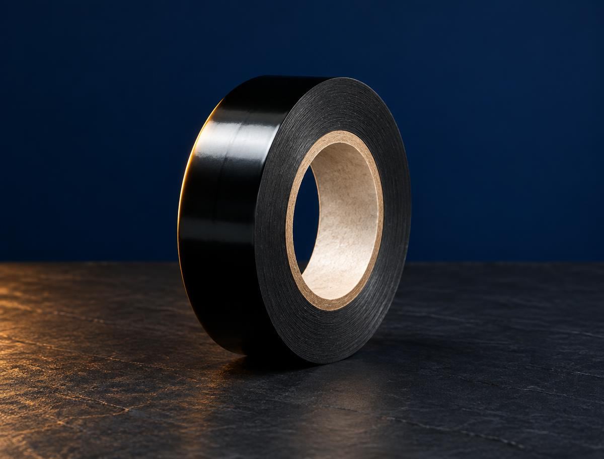 Roll of premium black vinyl electrical tape